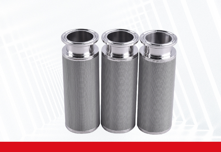 Stainless steel fiber felt filter element