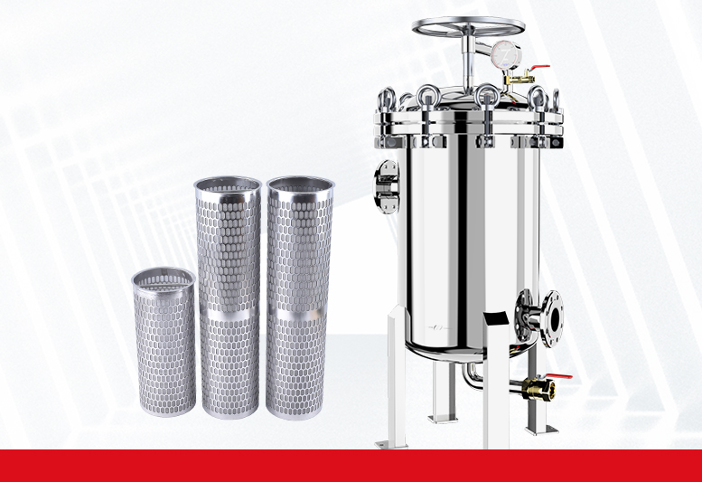 Stainless steel multi-bag filter