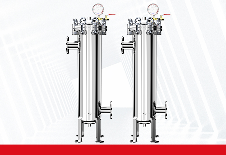 Stainless steel single-bag filter